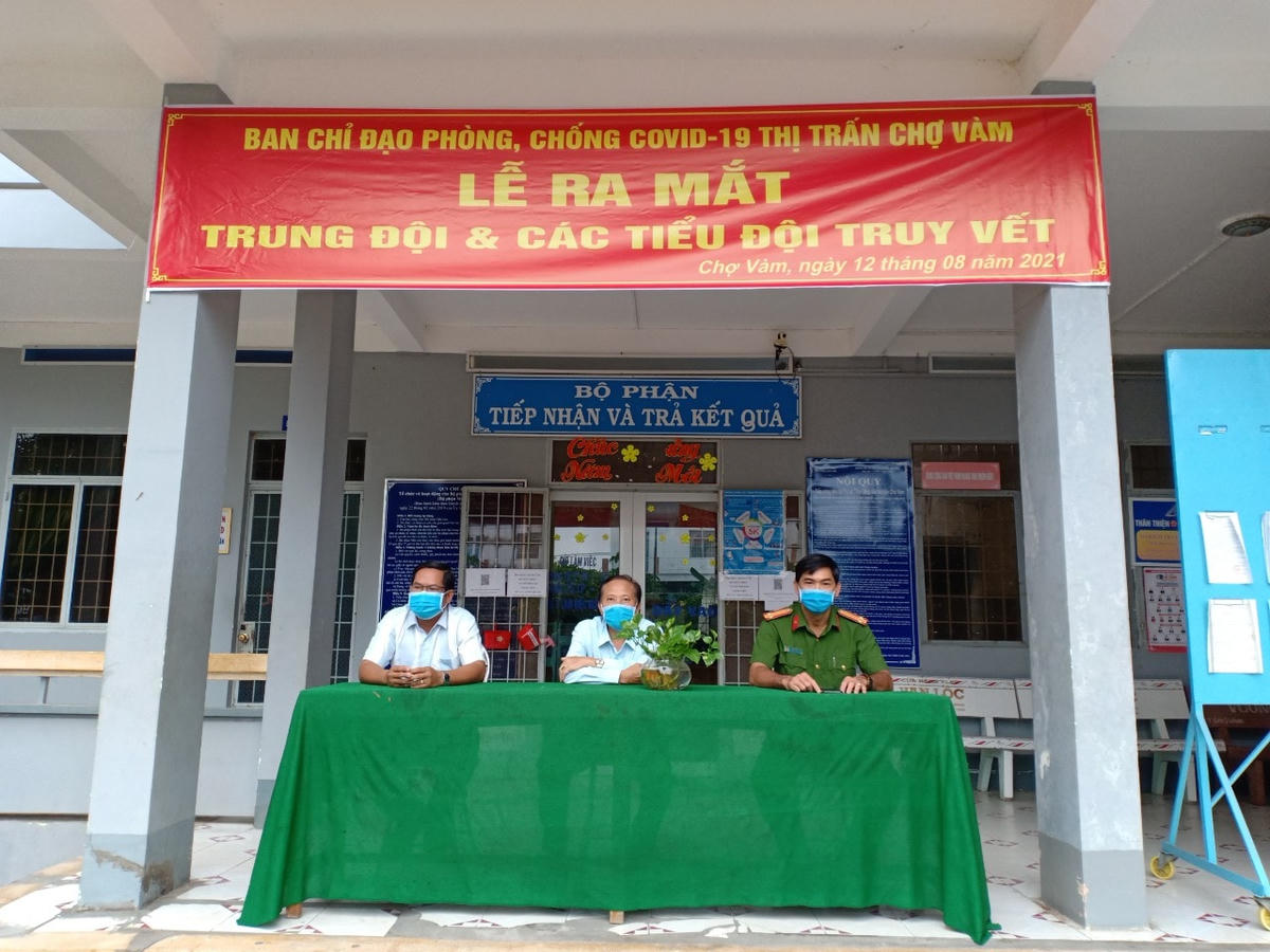 Trung đội và các tiểu đội truy vất cấp xã phường, thị trấn cũng ra mắt.
