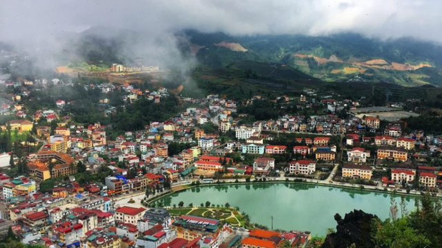 Một góc Thị xã Sa Pa ngày nay.