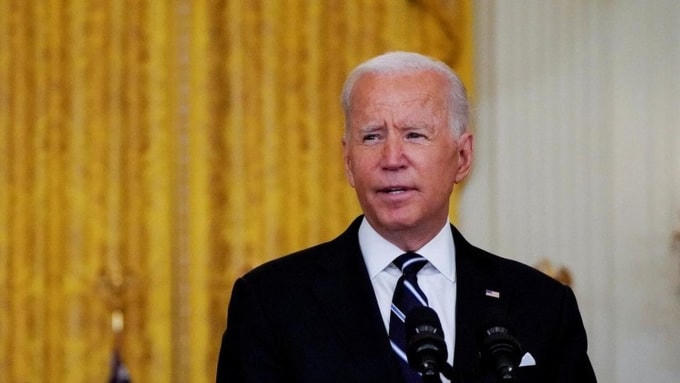 Tổng thống Mỹ Joe Biden phát biểu tại Nhà Trắng hôm 18/8. Ảnh: Reuters.