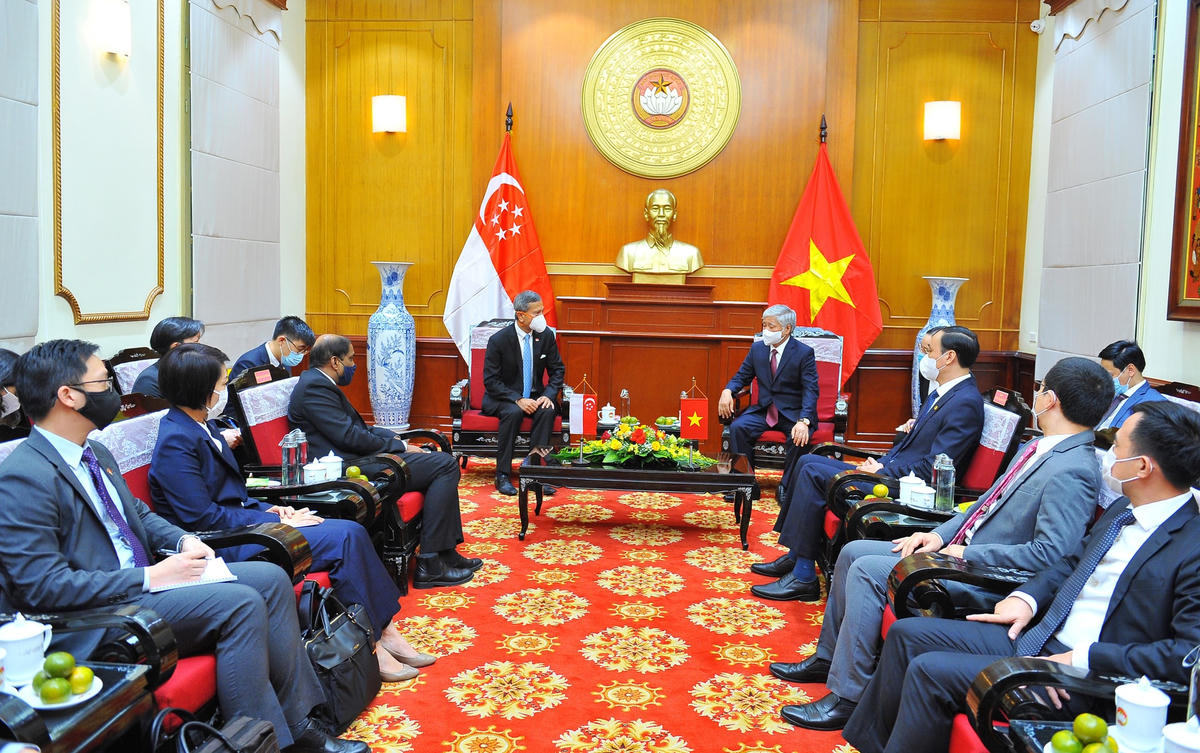 Quang cảnh buổi tiếp.
