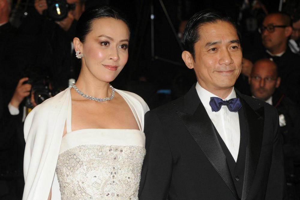 Lương Triều Vỹ cùng vợ Lưu Gia Linh. Ảnh: SCMP.