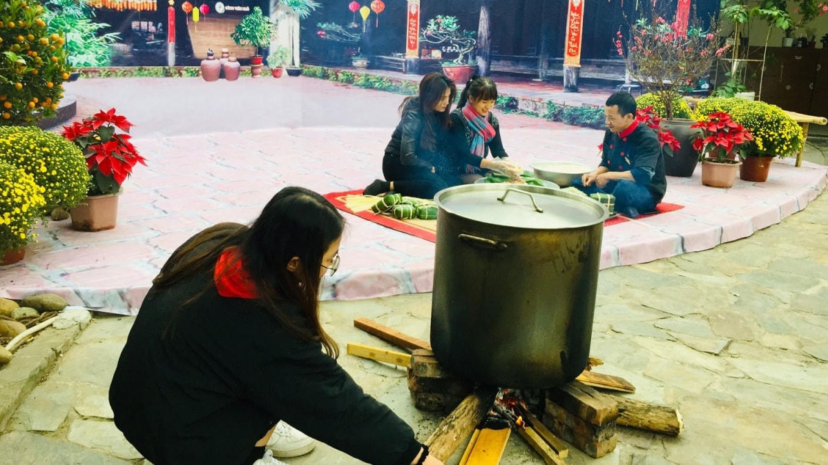 Không gian 'Tết xưa' giữa lòng Hà Nội