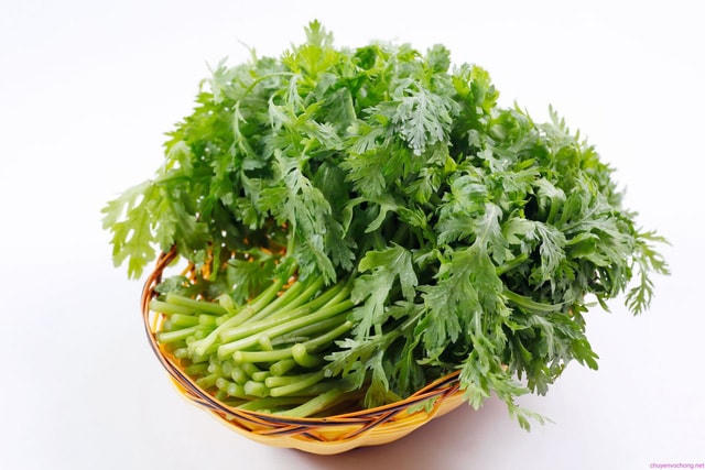 Rau cải cúc.