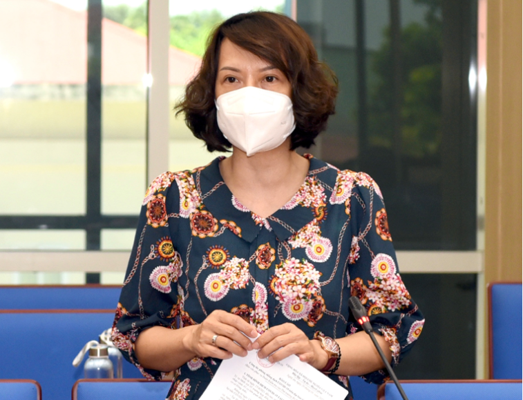 PGS.TS Nguyễn Thị Liên Hương, Cục trưởng Quản lý môi trường y tế (Bộ Y tế). Nguồn: Từ Thành.