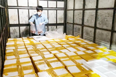 Công an Thanh Hoá đã kịp thời phát hiện hơn 1,7 tấn cá khoai ướp phoóc môn trước khi số hàng này được mang vào chợ.
