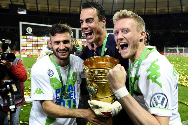 Schuerrle giành DFB Cup cùng Wolfsburg. (Nguồn: Getty Images).