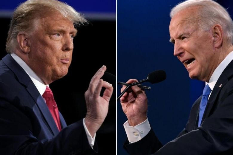Tổng thống Donald Trump và Tổng thống đắc cử Joe Biden (Ảnh: AFP).