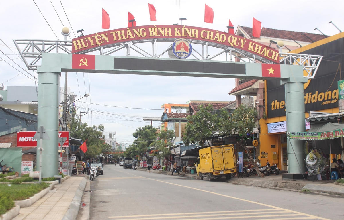 Huyện Thăng Bình, tỉnh Quảng Nam kết thúc cách ly xã hội.