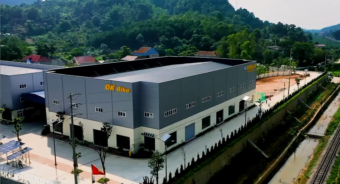 Nhà máy lắp ráp xe điện “khủng” không phép của Công ty DK Việt Nhật tại thành phố Lạng Sơn.