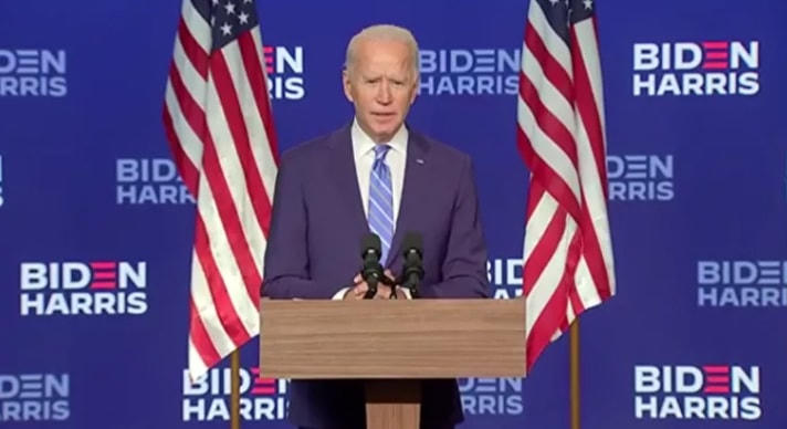 Ứng cử viên Đảng Dân chủ Joe Biden. Ảnh: Sputnik.