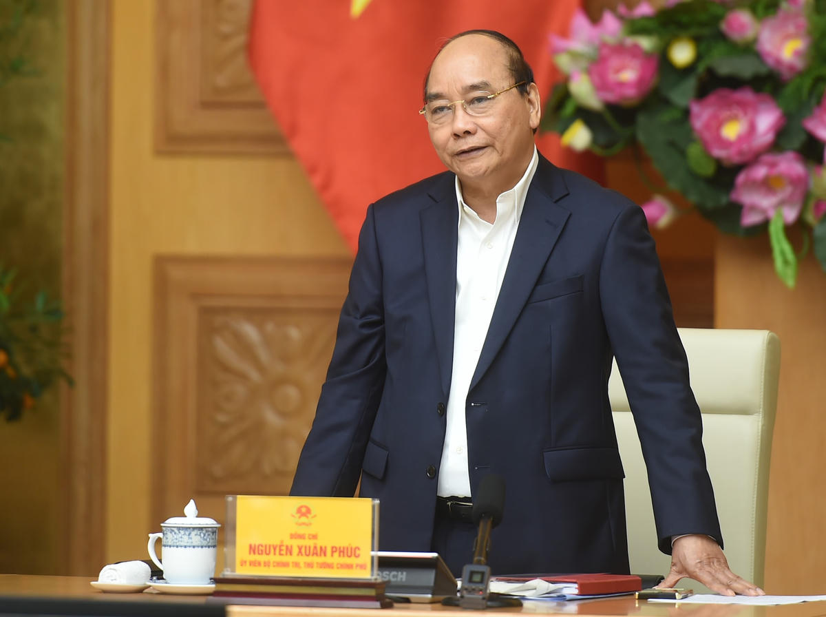 Thủ tướng Nguyễn Xuân Phúc: Phải chống lợi ích nhóm, tiêu cực trong điều chỉnh quy hoạch. Ảnh: VGP/Quang Hiếu.
