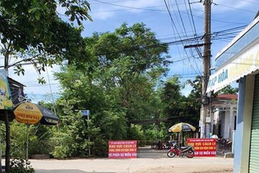 Khu vực nơi bệnh nhân 672 sinh sống phong tỏa.