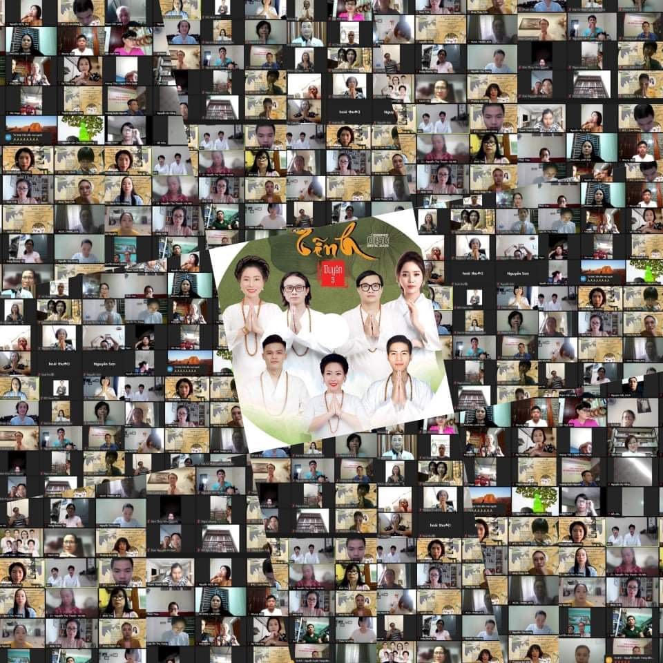 Buổi ra mắt album bằng hình thức trực tuyến.