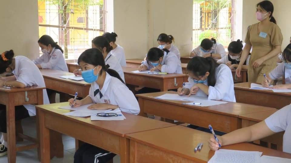 Thí sinh của Hải Phòng dự thi vào lớp 10 THPT công lập năm học 2021-2022.