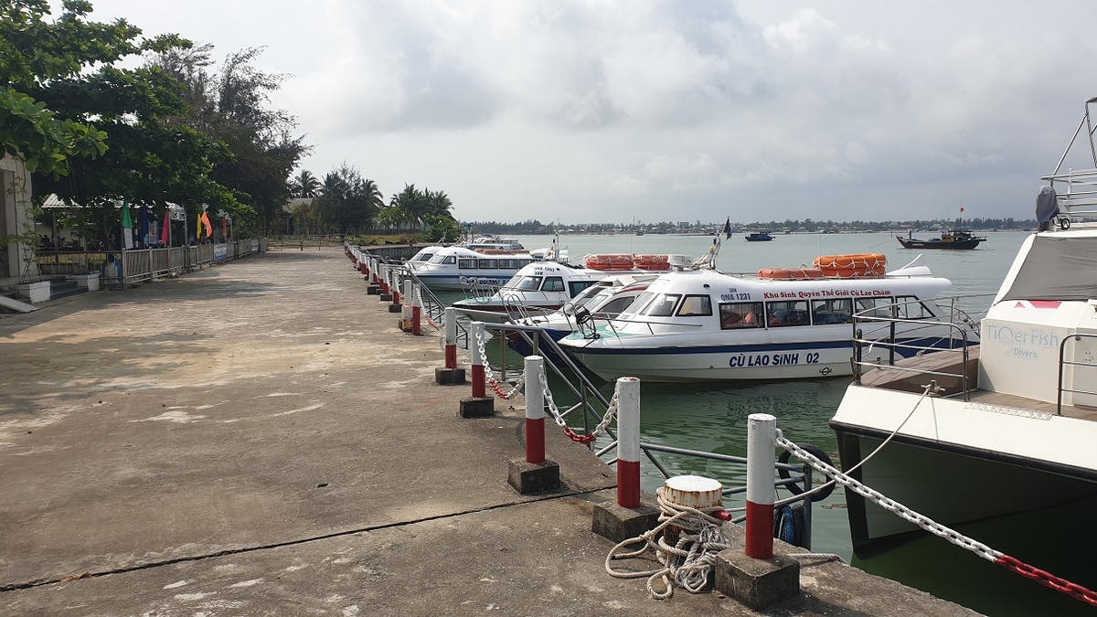 Một góc bến Cửa Đại, TP Hội An.