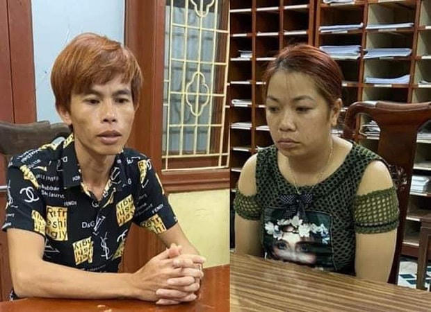Hai nghi phạm vụ bắt cóc. Ảnh: congan.con.vn.