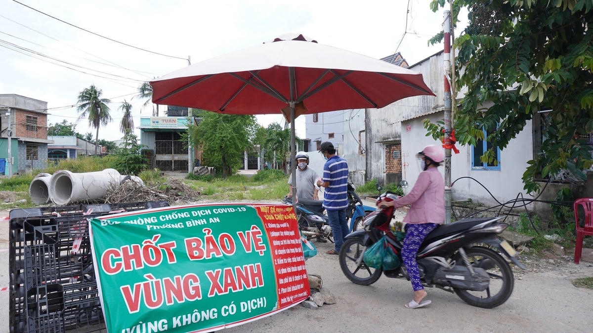 Chốt bảo vệ vùng xanh. Ảnh: TL.