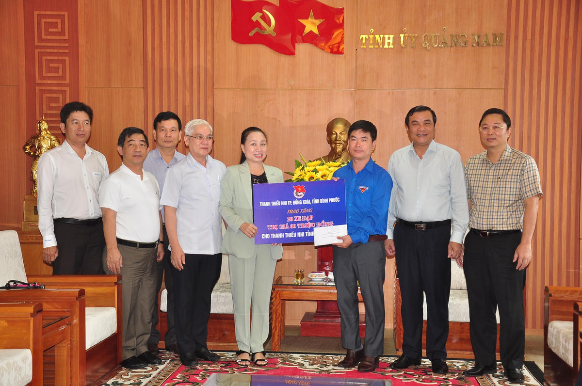 Tỉnh Bình Phước hỗ trợ 2 tỷ đồng cho đồng bào Quảng Nam khắc phục hậu quả bão lũ