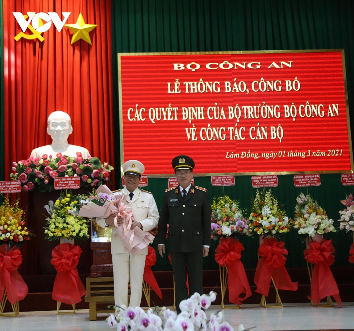 Đại tá Lê Vinh Quy (Giám đốc Công an Lâm Đồng) được điều động về giữ chức Giám đốc Công an Đắk Lắk.