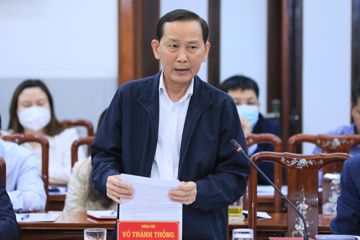 Thứ trưởng Bộ Kế hoạch đầu tư Võ Thành Thống phát biểu tại Hội nghị.