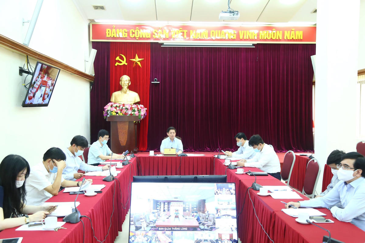 Bộ trưởng Nguyễn Văn Thể chủ trì cuộc họp tổng kết nhiệm vụ tháng 7 và triển khai nhiệm vụ tháng 8/2021 của Bộ GTVT.