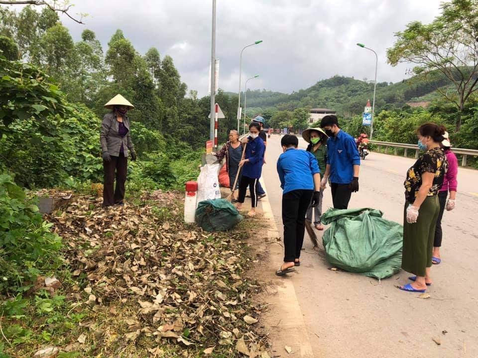Mô hình đoạn đường kiểu mẫu tại phường Hòa Hiếu, thị xã Thái Hòa (Nghệ An).  