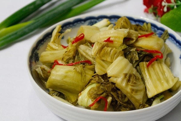 Ăn nhiều loại rau muối chua có thể bị xơ gan