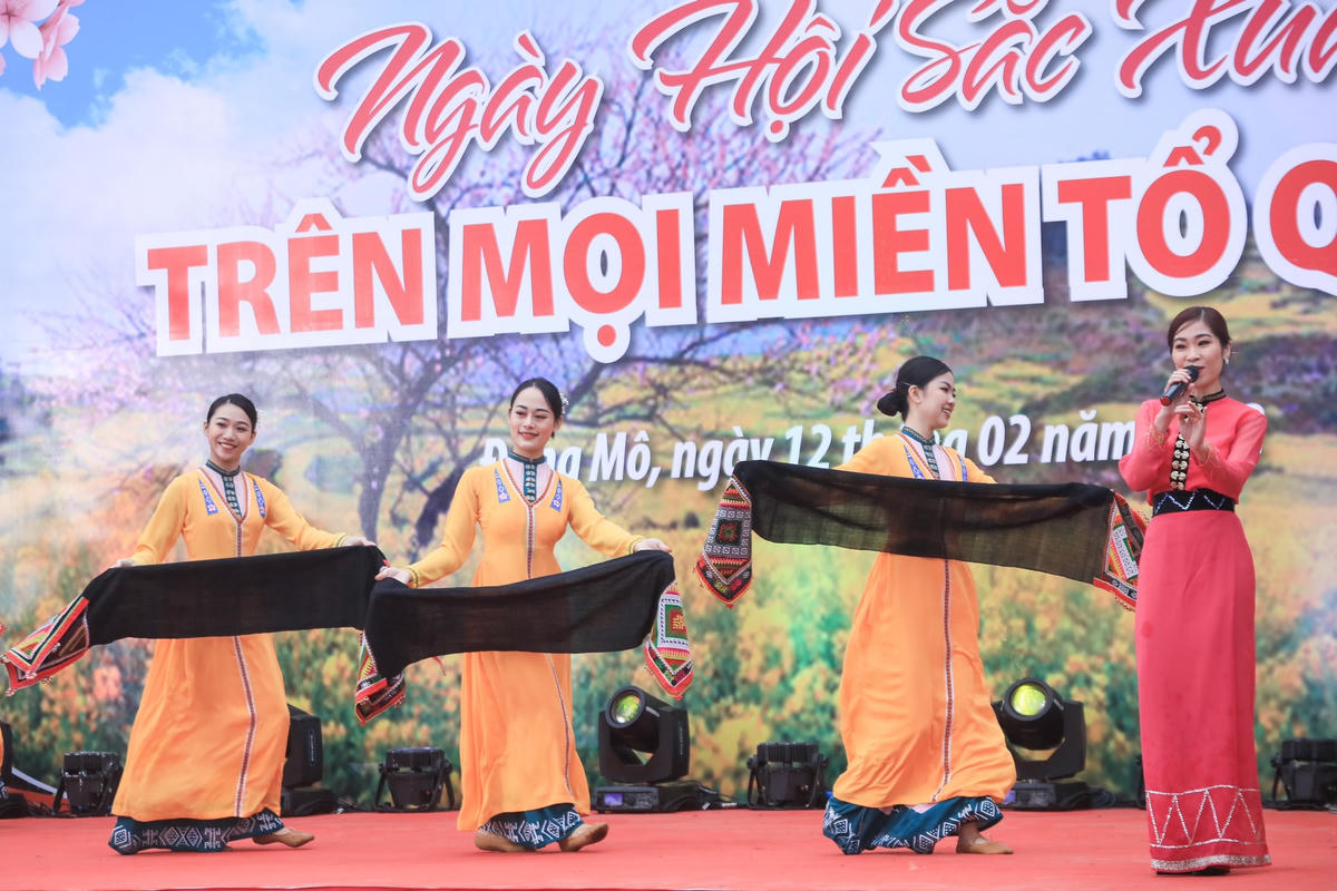 Chương trình nghệ thuật tại Ngày hội.