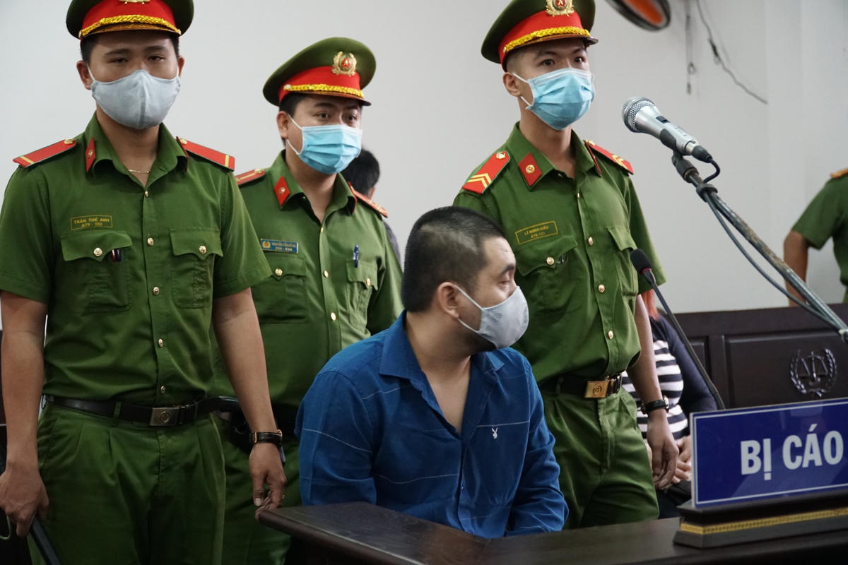 Bị cáo Phong tại tòa.