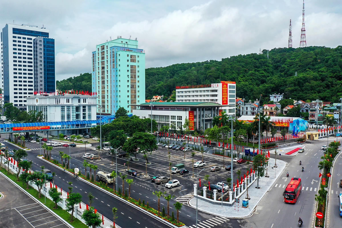 Cụm công trình trung tâm hành chính tỉnh tạo thuận lợi kết nối các sở, ngành của tỉnh, phục vụ tốt hơn người dân, tổ chức, doanh nghiệp. Ảnh: Đỗ Phương