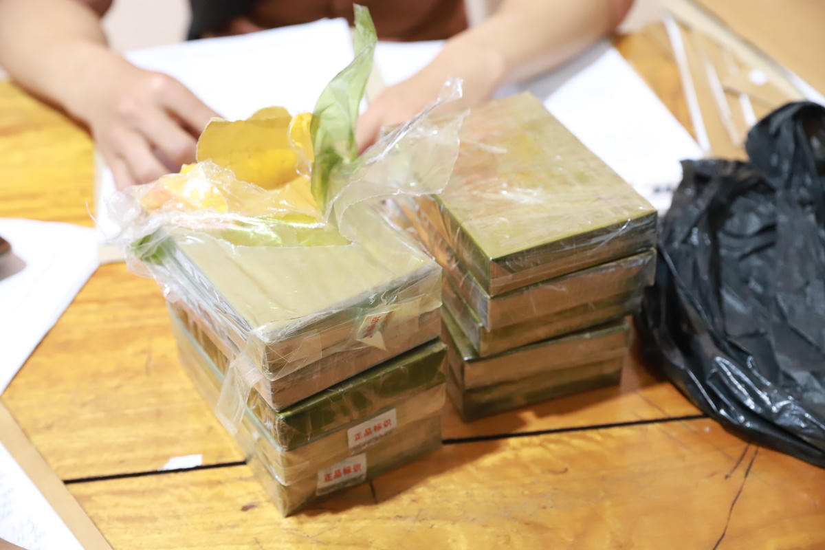 Tang vật của các chuyên án đấu tranh với tội phạm ma túy.