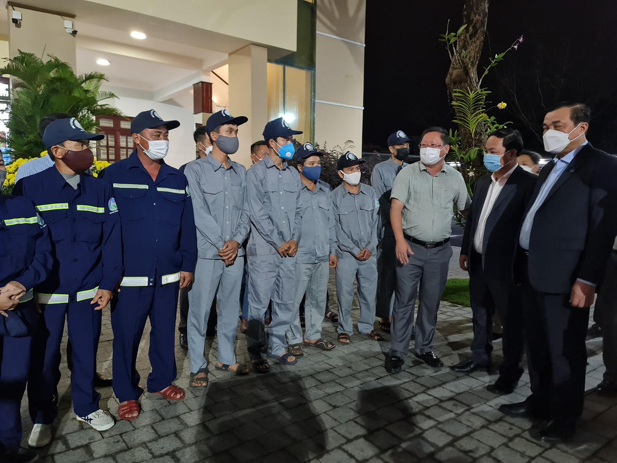 Ông Phan Việt Cường gửi lời chúc Tất đến toàn thể công nhân lao động.