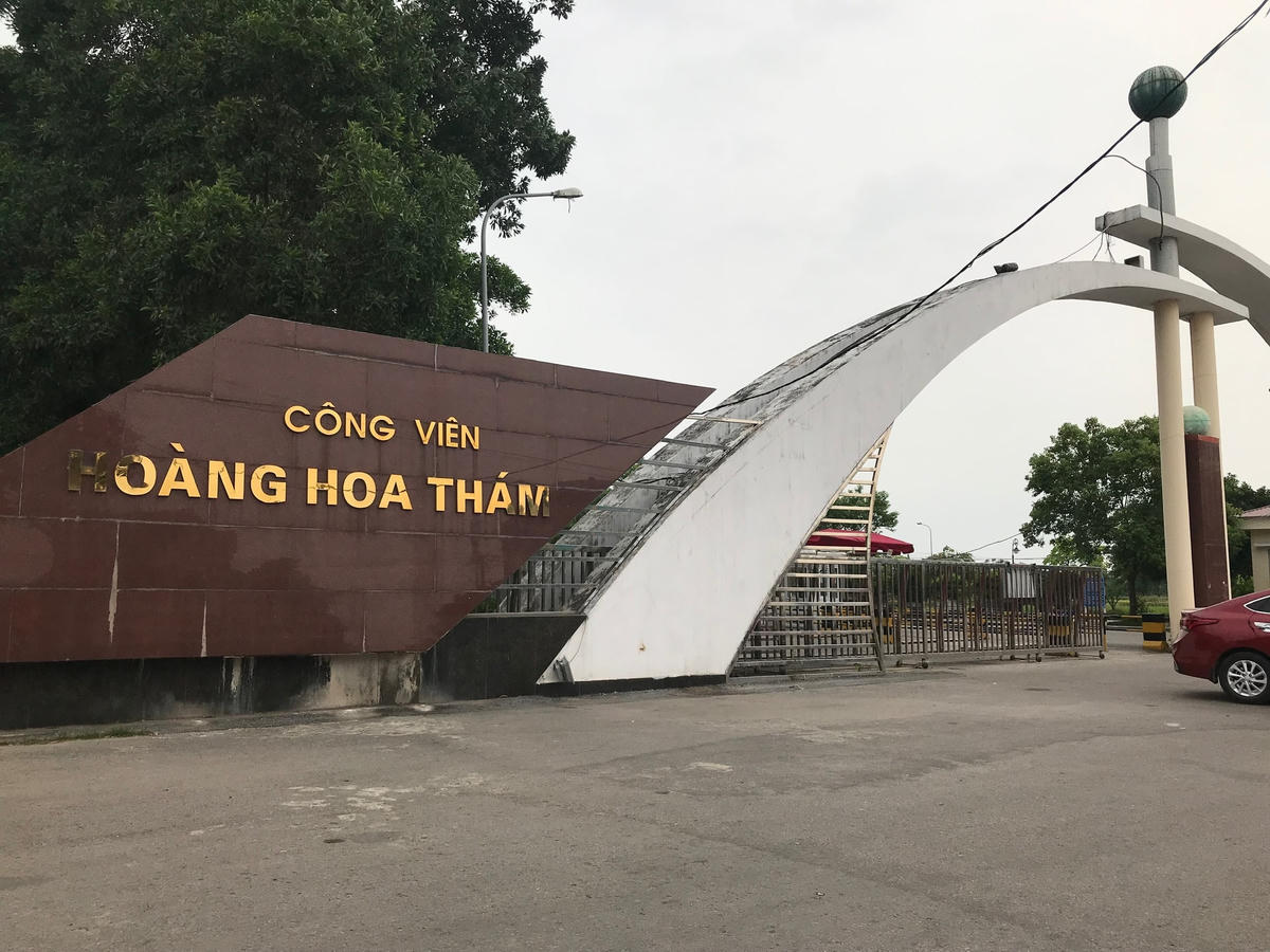 Công viên Hoàng Hoa Thám tại TP Bắc Giang.