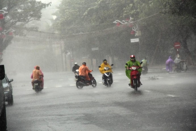 Mưa lớn trên diện rộng sẽ xảy ra ở khu vực Trung Bộ những ngày tới