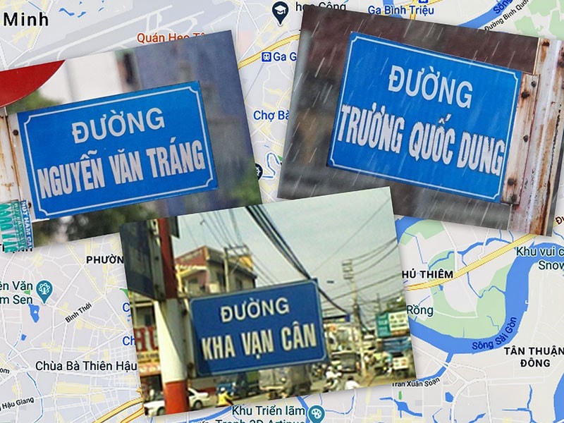 Sai tên danh nhân khi dùng đặt tên cho đường phố ở TP Hồ Chí Minh.