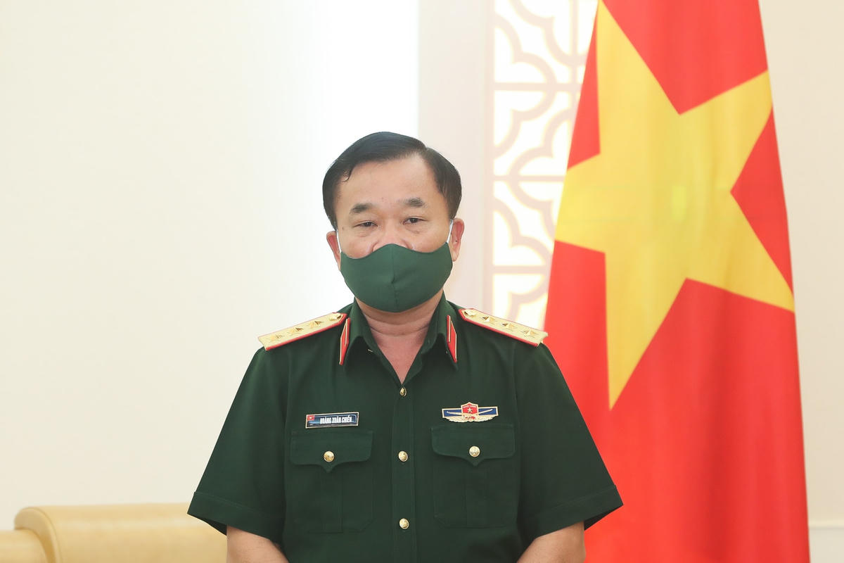 Thượng tướng Hoàng Xuân Chiến cam kết, Bộ Quốc phòng sẽ sử dụng tiền ủng hộ đúng mục đích và đạt hiệu quả cao nhất.