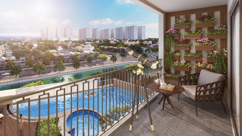 Tầm nhìn Panorama ôm trọn thành phố.