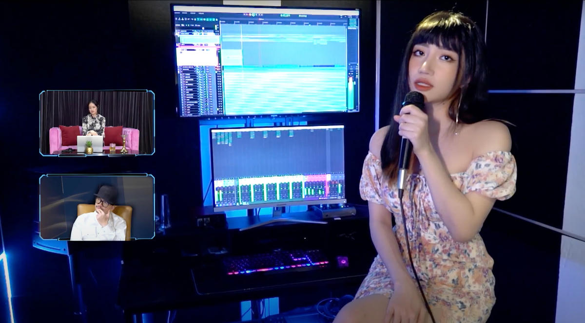 Orange được Khắc Hưng khen xinh trong MV tự quay tại nhà.