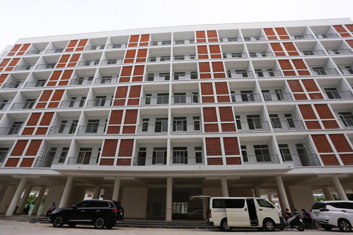 Bệnh viện dã chiến đã sẵn sàng đi vào hoạt động.