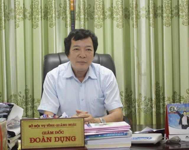 Ông Đoàn Dụng, giám đốc Sở Nội vụ tỉnh Quảng Ngãi.