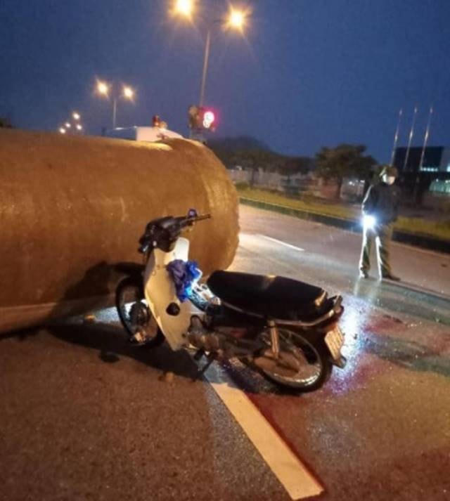 Hiện trường vụ tai nạn.