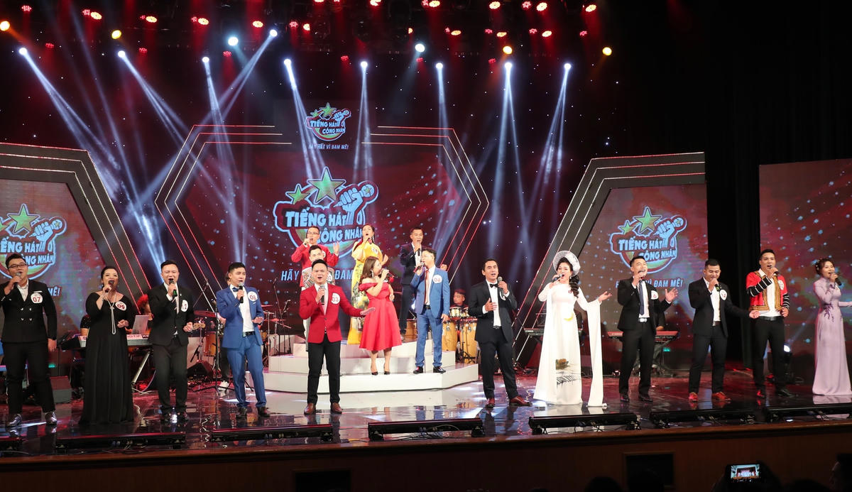 Chung kết cuộc thi Tiếng hát công nhân mùa 2.