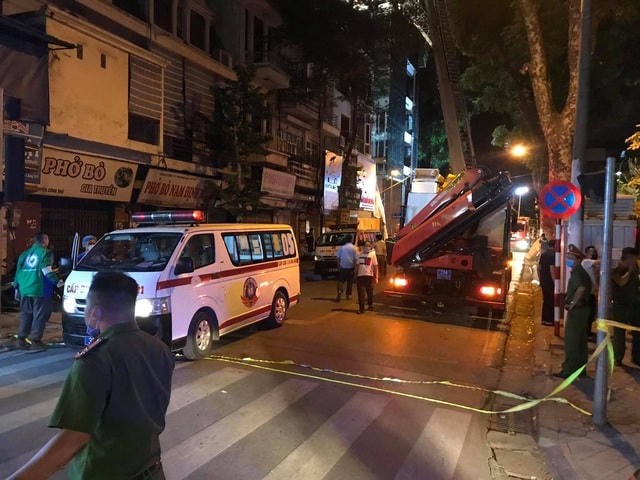 Vụ tai nạn lao động làm 3 người tử vong, 1 người bị thương (Ảnh: Trần Thanh).