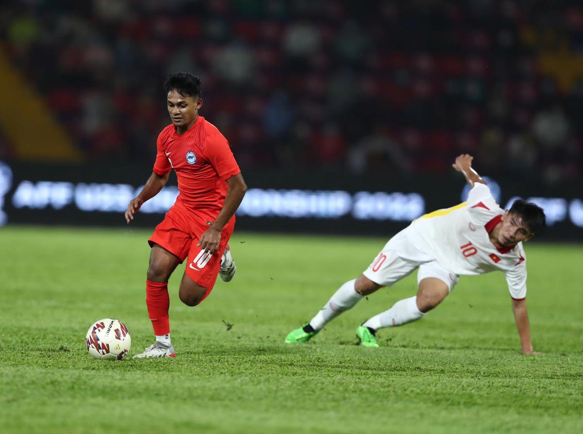 U23 Việt Nam giành chiến thắng đậm đà 7-0 trước U23 Singapore. Ảnh: Dân Trí.
