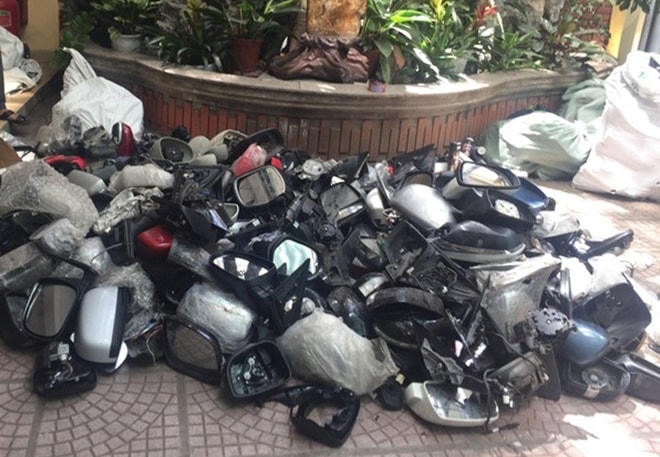 Tang vật vụ án.