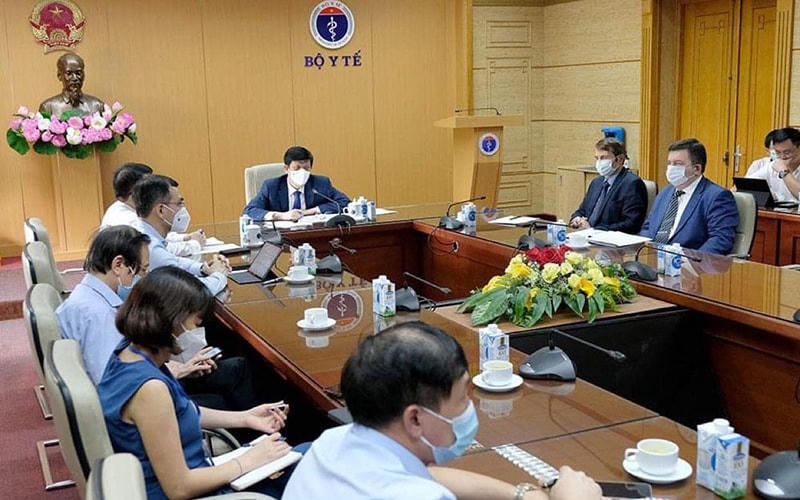 Quang cảnh buổi làm việc. Ảnh: Trần Minh.