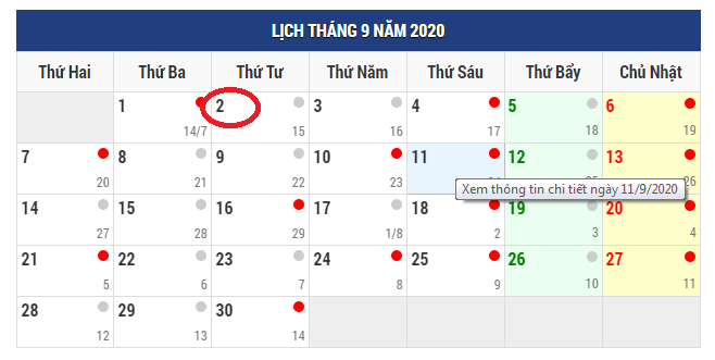 Năm nay, người lao động chỉ được nghỉ 1 ngày dịp Quốc khánh 2-9