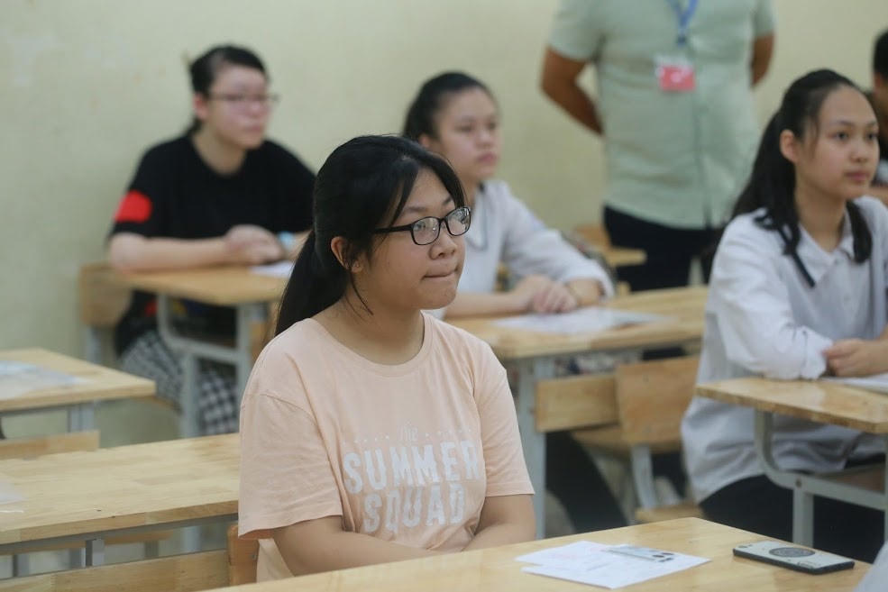 Đảm bảo an toàn tuyệt đối cho thí sinh. Ảnh: Phạm Quang Vinh.