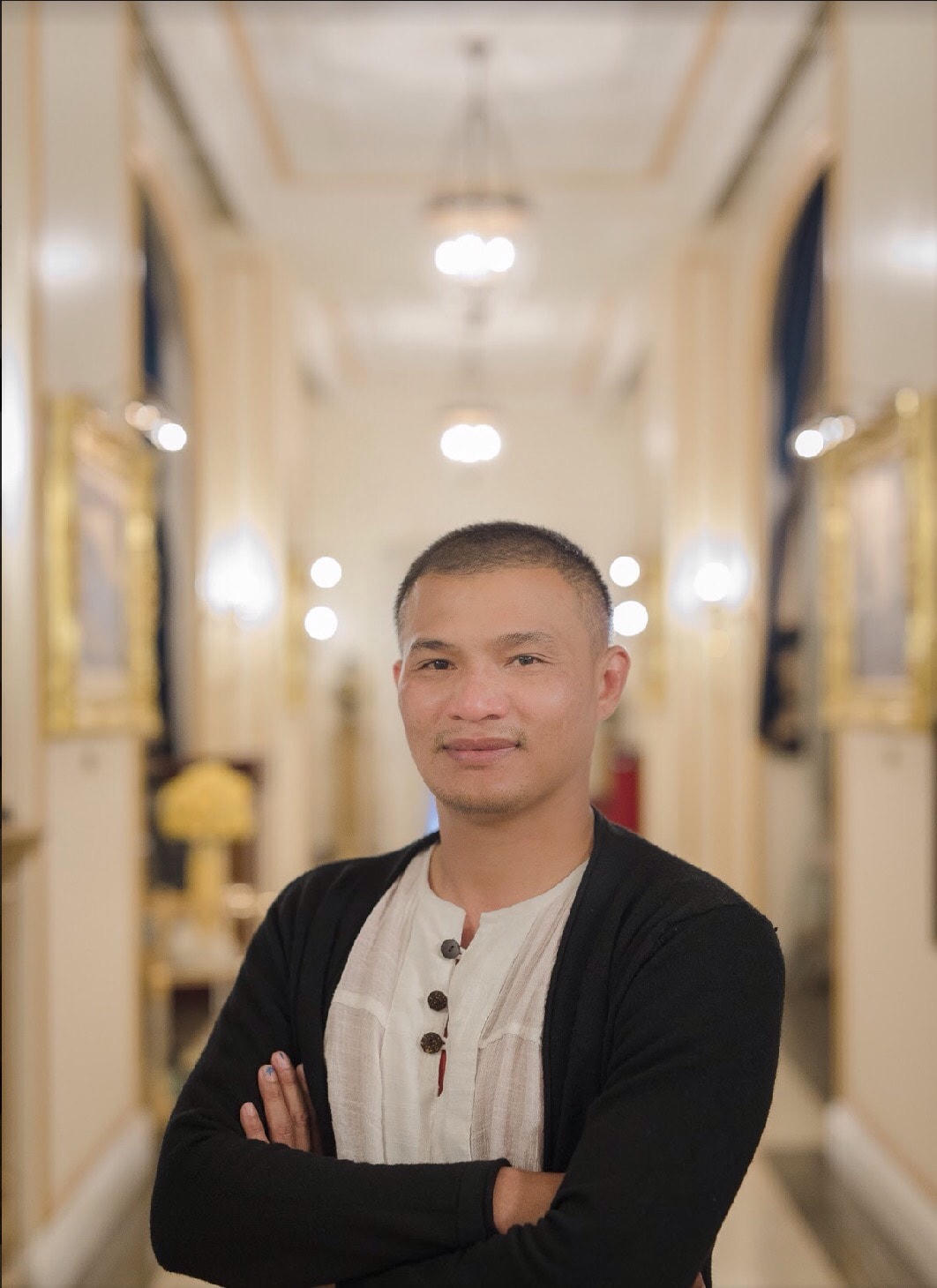 Họa sĩ Trần Quốc Long.