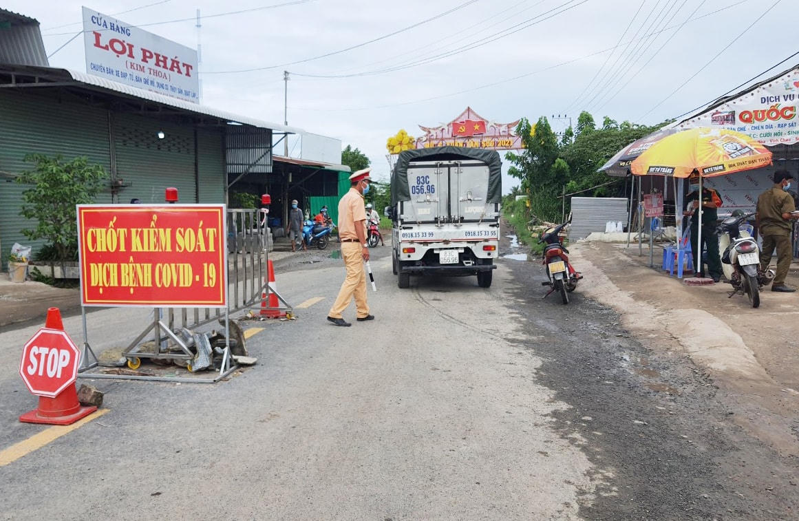 Kiểm soát chặt các điểm chốt vào địa bàn tỉnh.